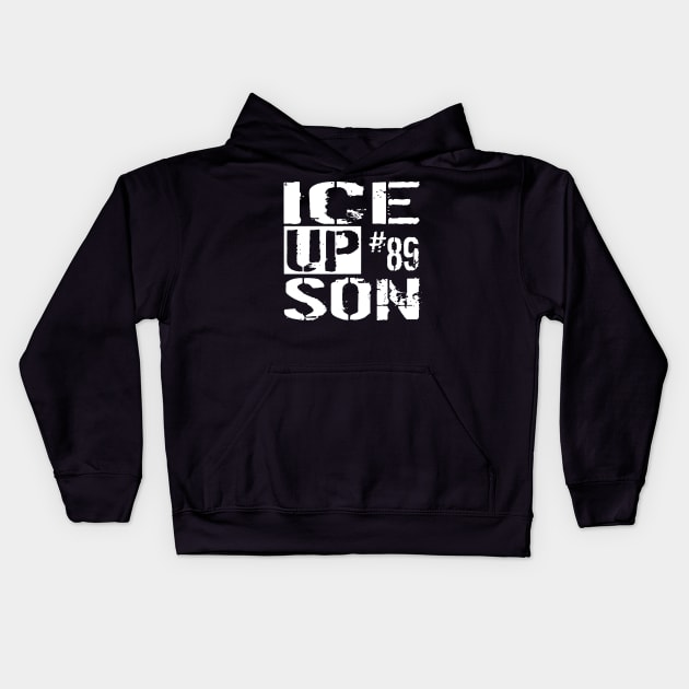 Ice Up Son Kids Hoodie by aografz